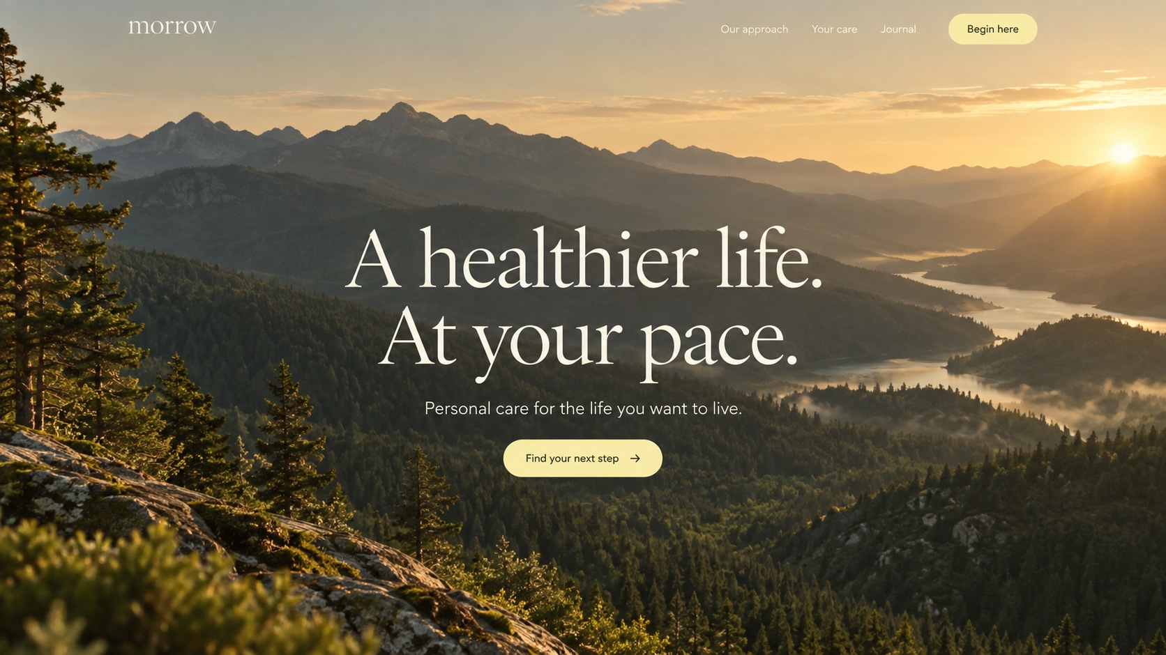 MORROW HEALTH — selected portfolio work